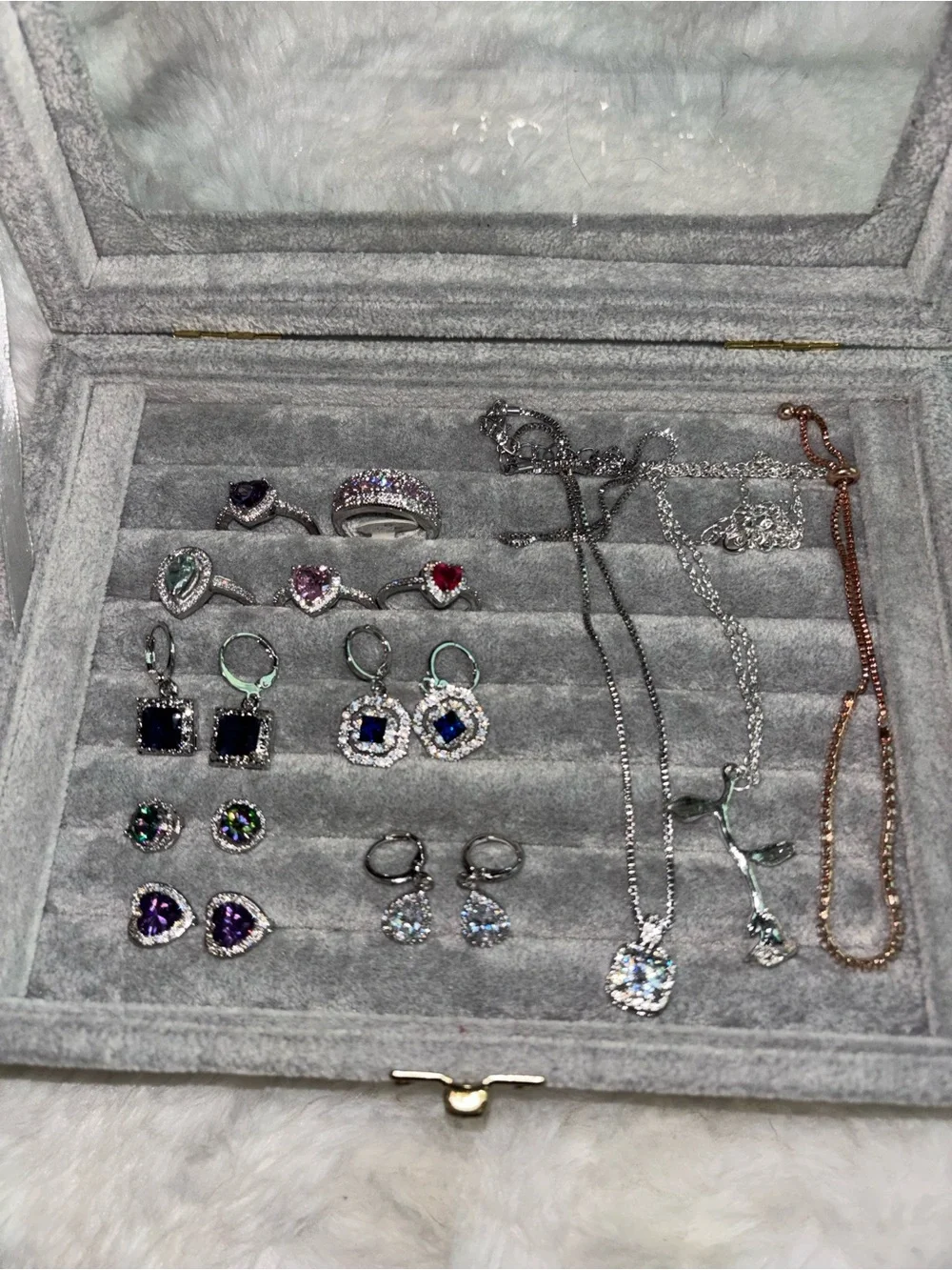 Jewelry Bundle Lot Rings Earrings Necklace bracelet s925 10kt stamped